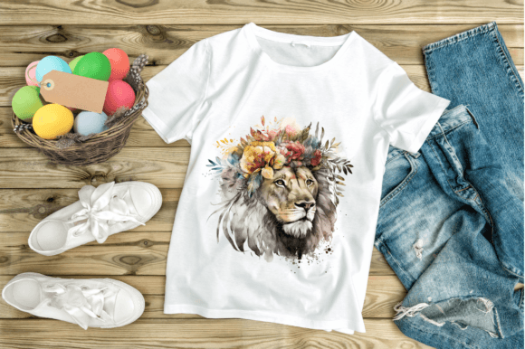 Download Watercolor Lion Illustration Cliparts - Premium Resources