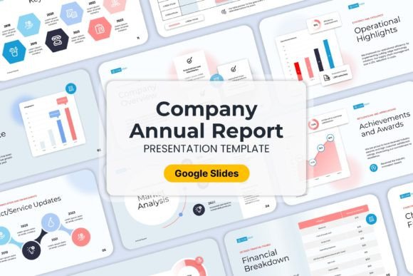 Download Company Annual Report - Google Slides - Slide Collection