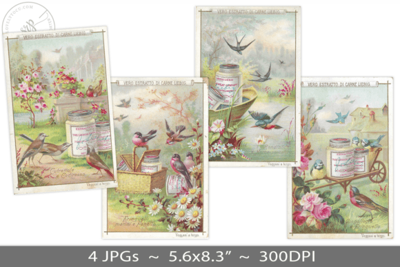 Download Vintage Advert Card Illustration - Illustration Collection