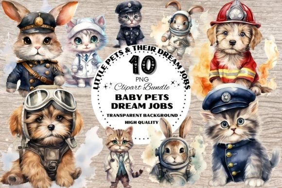 Download Little Pets &amp; Their Future Dream Jobs - Pets Collection
