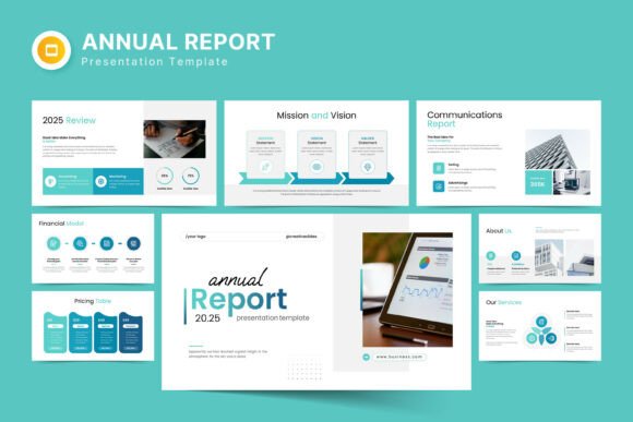 Download Annual Report Google Slides Template - Slide Collection