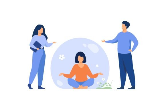 Download Person Keeping Social Distance and Avoid - Social Collection