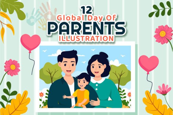 Download 12 Global Day of Parents Illustration - Illustration Collection