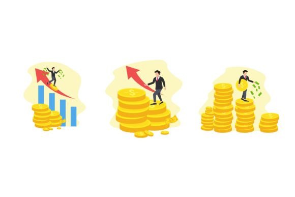 Download Finance Money Agency Flat Bundle Design - Premium Resources