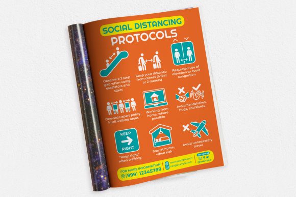 Download Social Distancing Protocols Ads Magazine - Social Collection