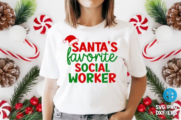 Download Santa's Favorite Social Worker SVG - Social Collection