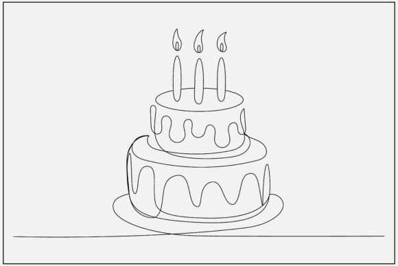 Download Cake Slice Line Art Clean Design - Clean design Collection