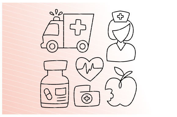Download Medicine and Medical Doodle Illustration - Illustration Collection