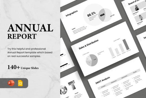 Download Annual Report - Presentation Template - Annual report Collection