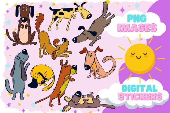 Download Dog Clipart Set,Hand Drawn Dog,Pets Set - Pets Collection