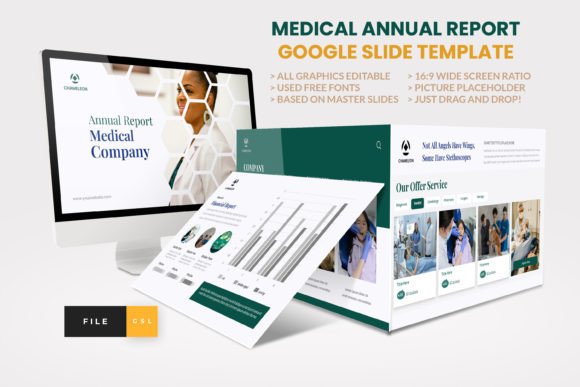 Download Medical Annual Report Google Slide - Slide Collection