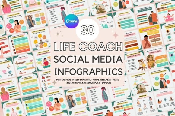 Download Life Coach Social Media Post Templates - Social Collection