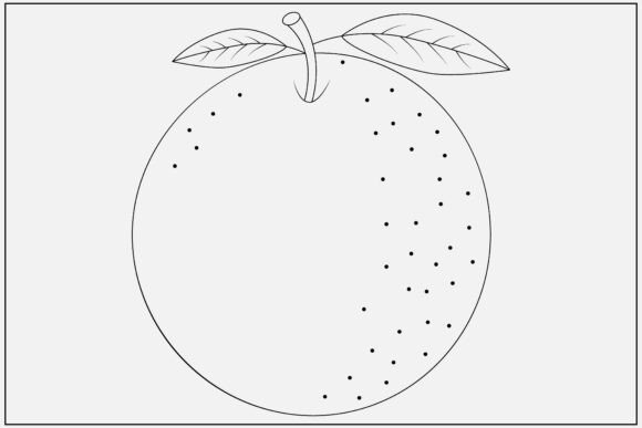 Download Orange Slice Line Art Clean Design - Clean design Collection