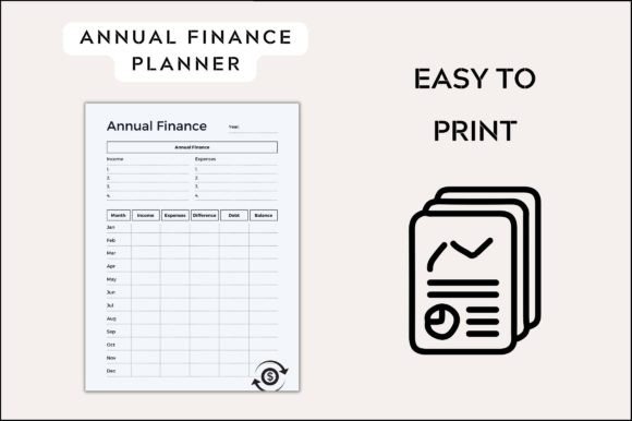 Download Annual Financial Planner Printable - Financial Collection